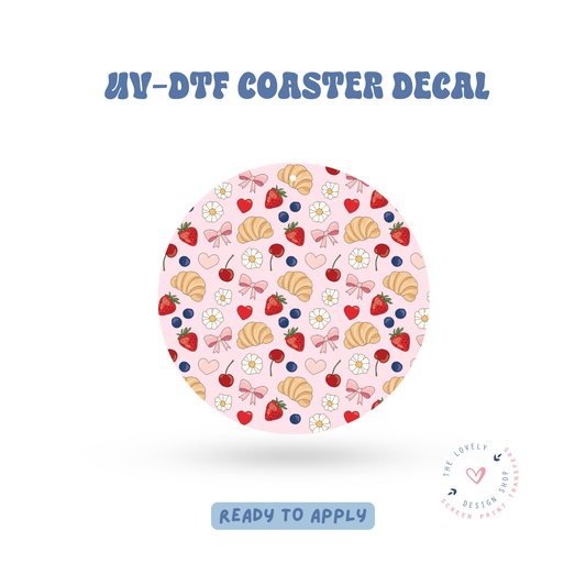 A Pretty Life - UV DTF Coaster Decal - Feb 19