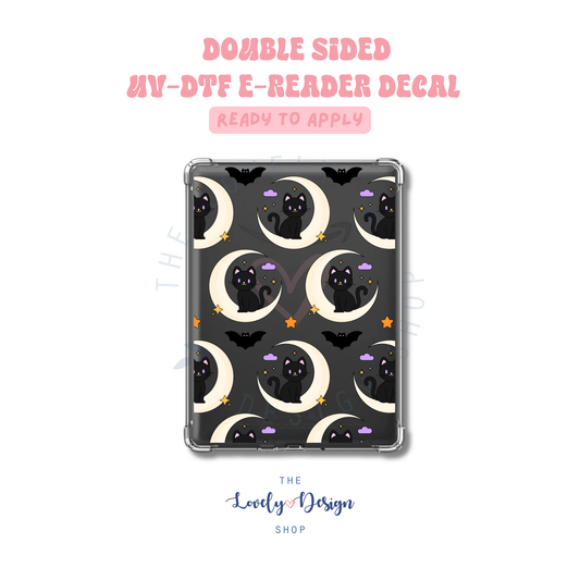 Black Cat Energy - UV DTF E-Reader Decal - Aug 27