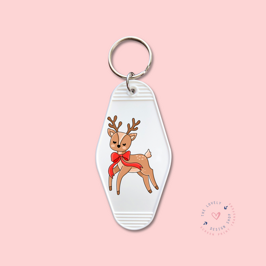Reindeer -  Keychain UV DTF Decal - Nov 12