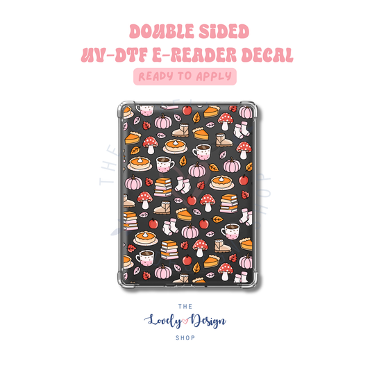Autumn Treats - UV DTF E-Reader Decal - Aug 8