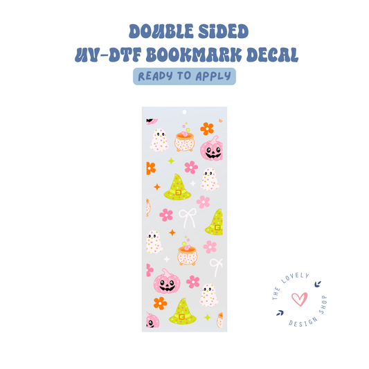 Cute Spooky - UV DTF Bookmark Decal - Sep 15