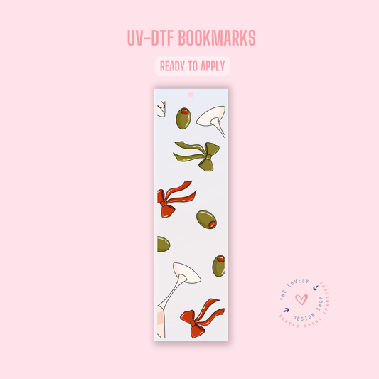 Dirty Martini - UV DTF Bookmark Decal - Jan 14