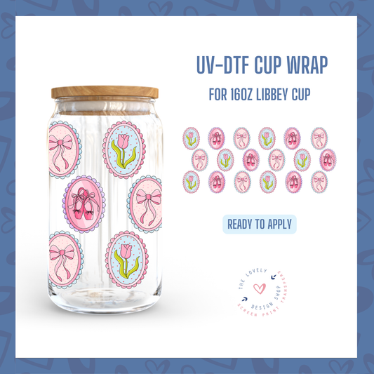Soft Girl - UV DTF 16 oz Libbey Cup Wrap - Sep 30