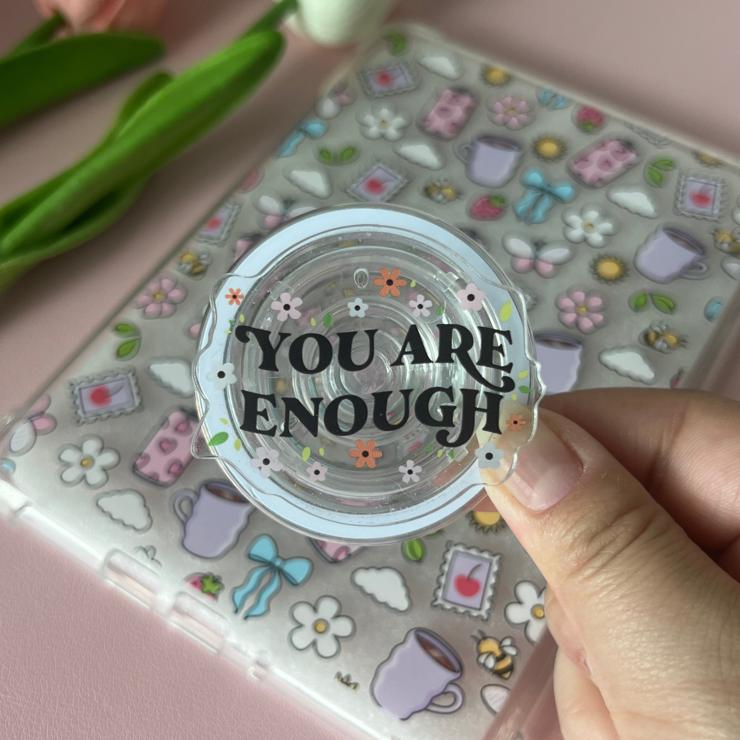 You Are Enough - Acrylic MagSafe Grip (Pack of 3)