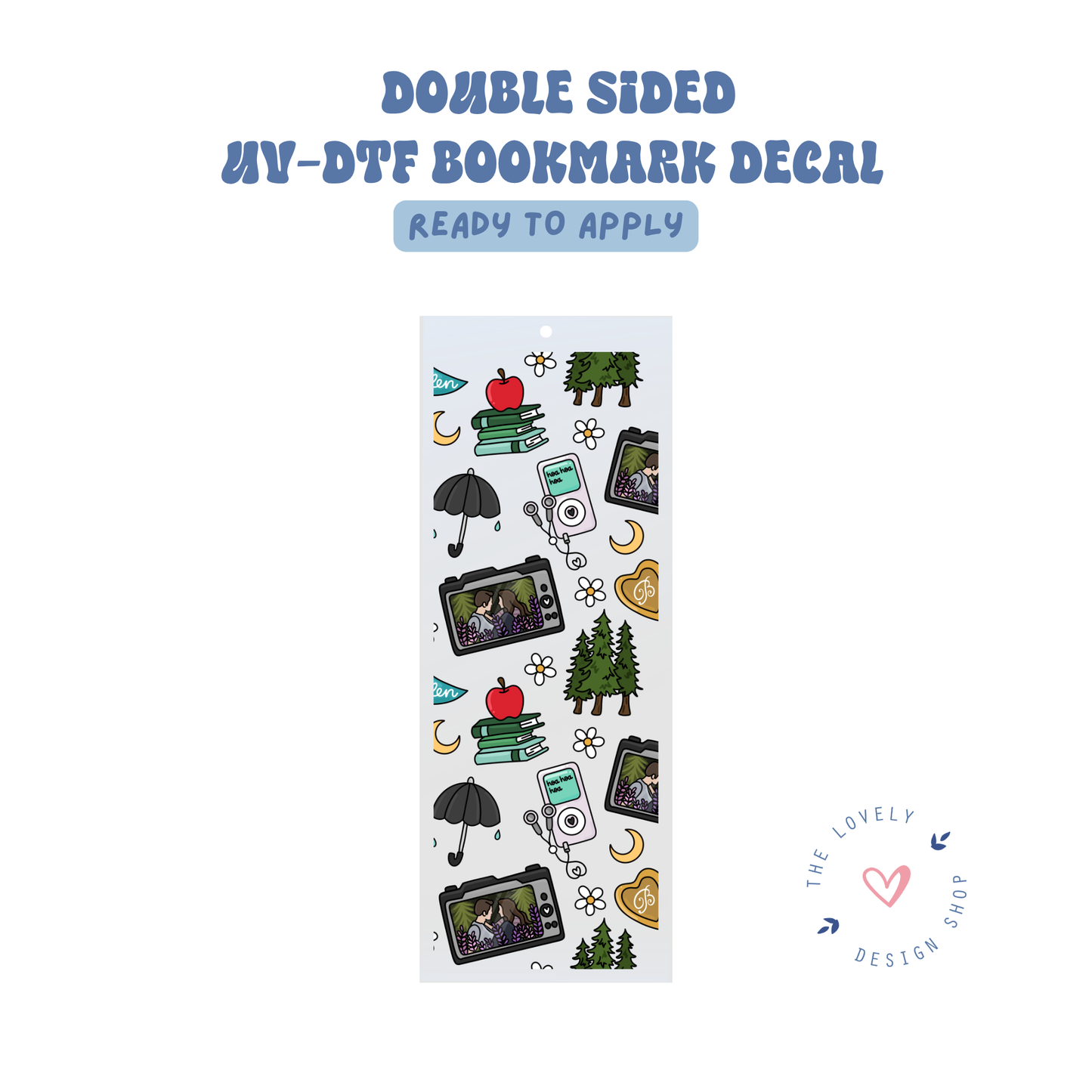Vamp Romance - UV DTF Bookmark Decal - July 24