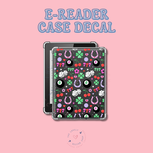 Just My Luck - UV DTF E-Reader Decal - Jan 20