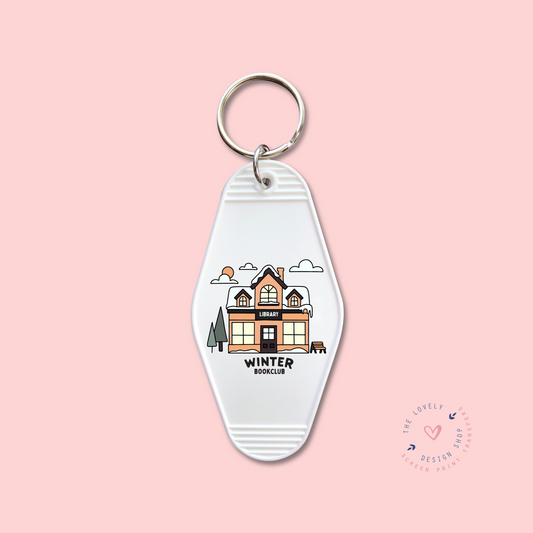Winter Book Club -  Keychain UV DTF Decal - Oct 21