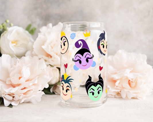 Baby Villains - UV DTF 16 oz Libbey Cup Wrap (Ready to Ship)