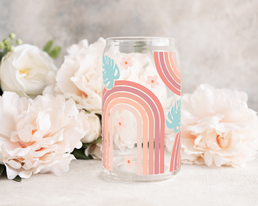 Beyond Boho - UV DTF 16 oz Libbey Cup Wrap (Ready to Ship)