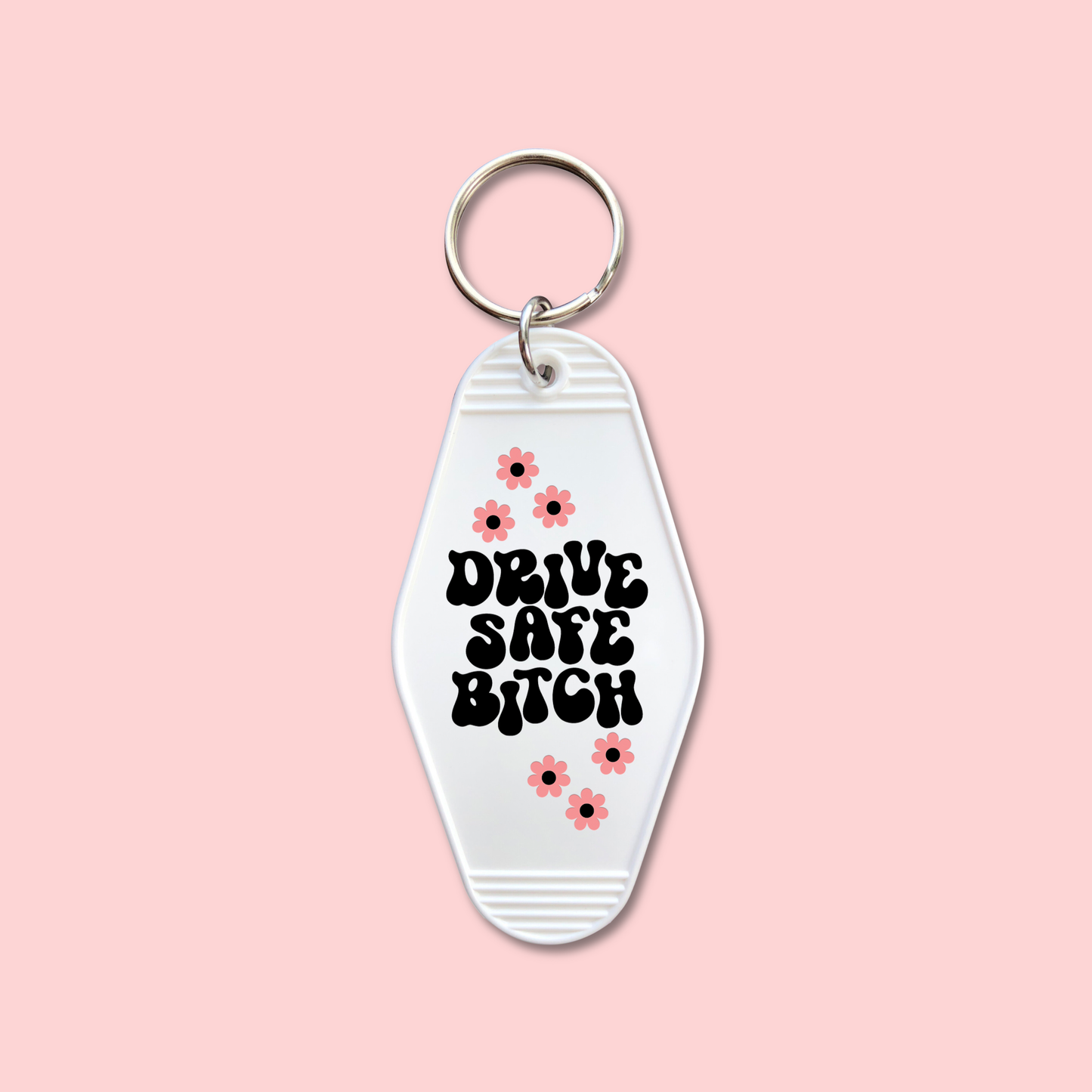 Drive Safe B!tch (Set of 5) -  Keychain UV DTF Decal