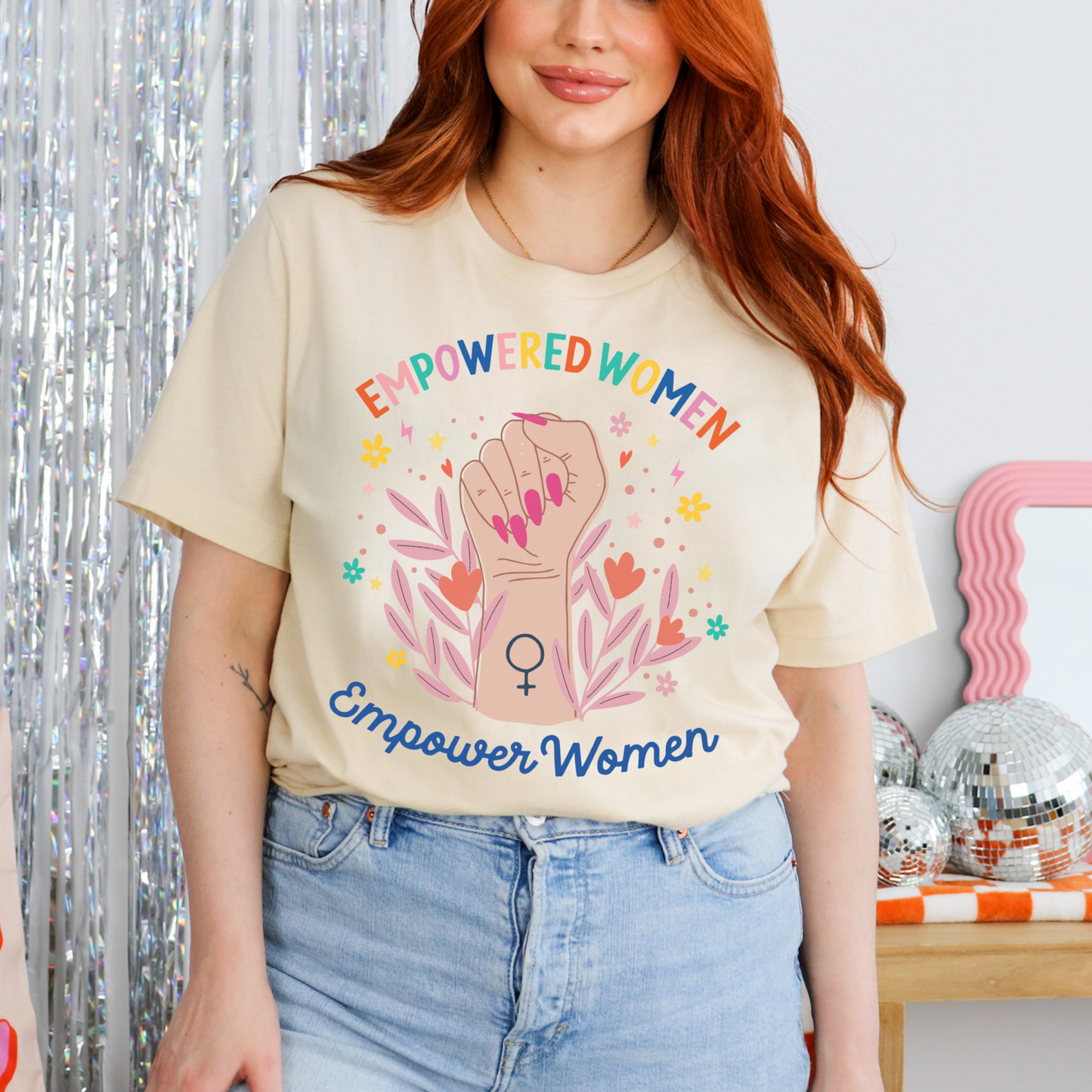 Empowered Women Empower Women - FULL COLOR DTF TRANSFER (Ready to Ship)