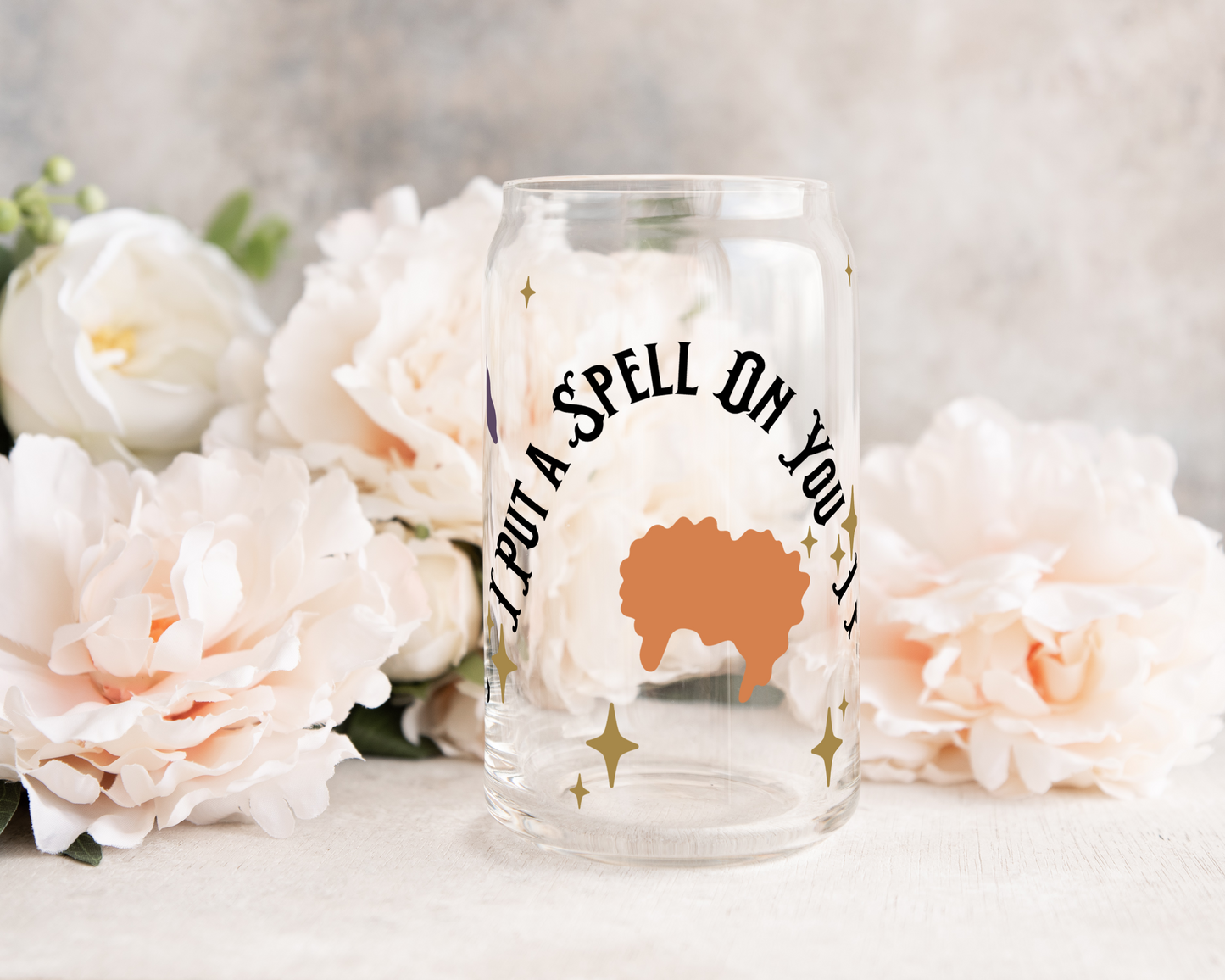 I Put A Spell On You - UV DTF 16 oz Libbey Cup Wrap (Ready to Ship)