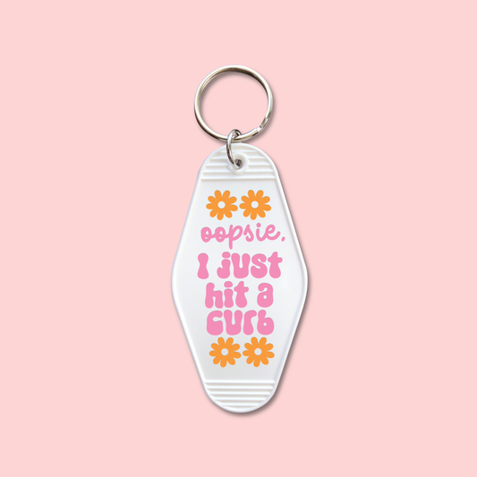 Oopsie, I Just Hit a Curb (Set of 5) -  Keychain UV DTF Decal