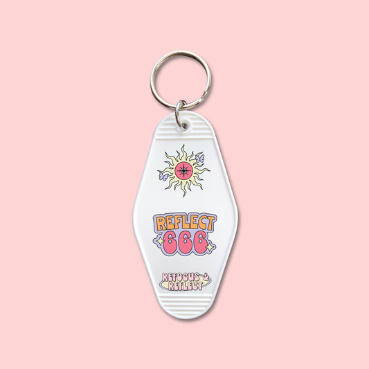 Reflect 666 (Set of 5) -  Keychain UV DTF Decal