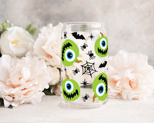 Spooky Mike - UV DTF 16 oz Libbey Cup Wrap (Ready to Ship)