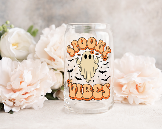 Spooky Vibes - UV DTF Cup Decal (Ready to Ship)