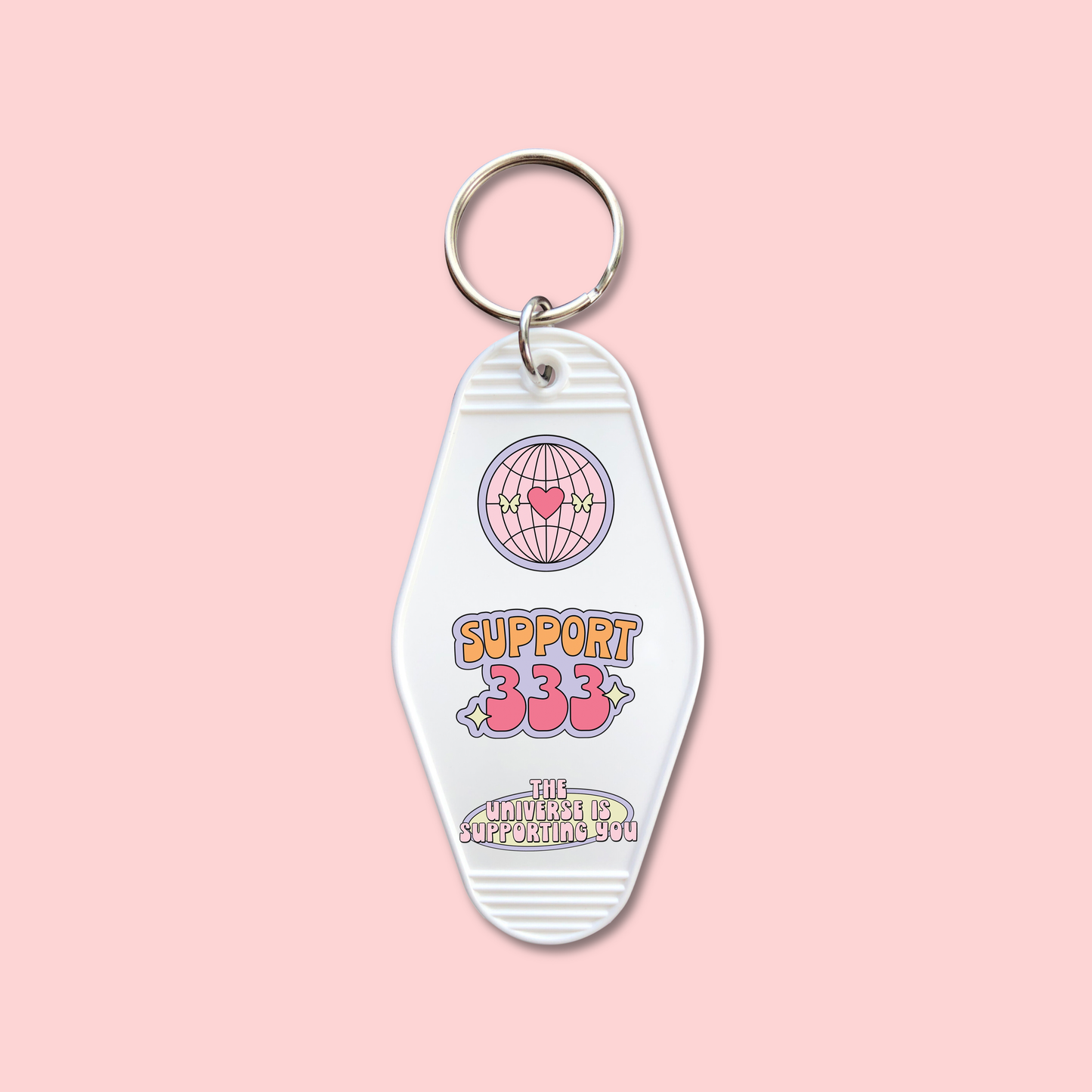 Support 333 (Set of 5) -  Keychain UV DTF Decal