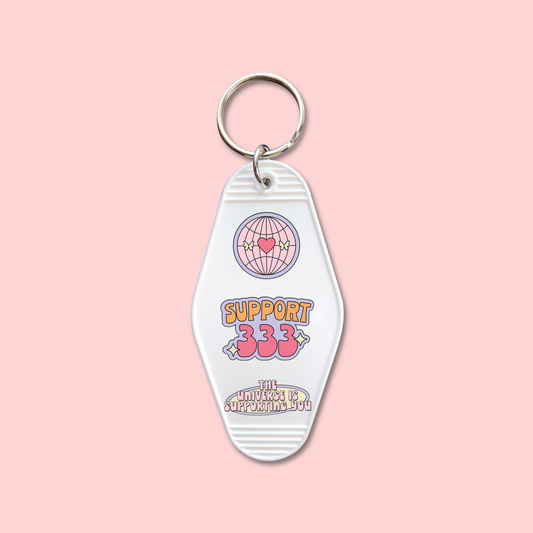Support 333 (Set of 5) -  Keychain UV DTF Decal