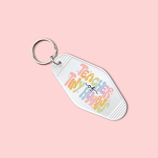Teacher of Tiny Humans (Set of 5) -  Keychain UV DTF Decal