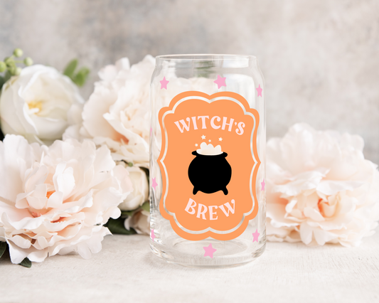 Witch's Brew - UV DTF 16 oz Libbey Cup Wrap (Ready to Ship)