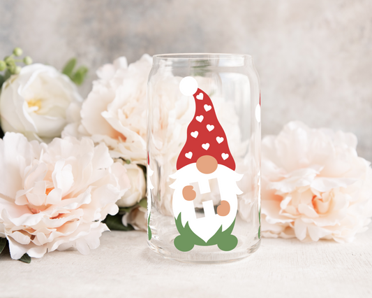 Xmas Gonks - UV DTF 16 oz Libbey Cup Wrap (Ready to Ship)