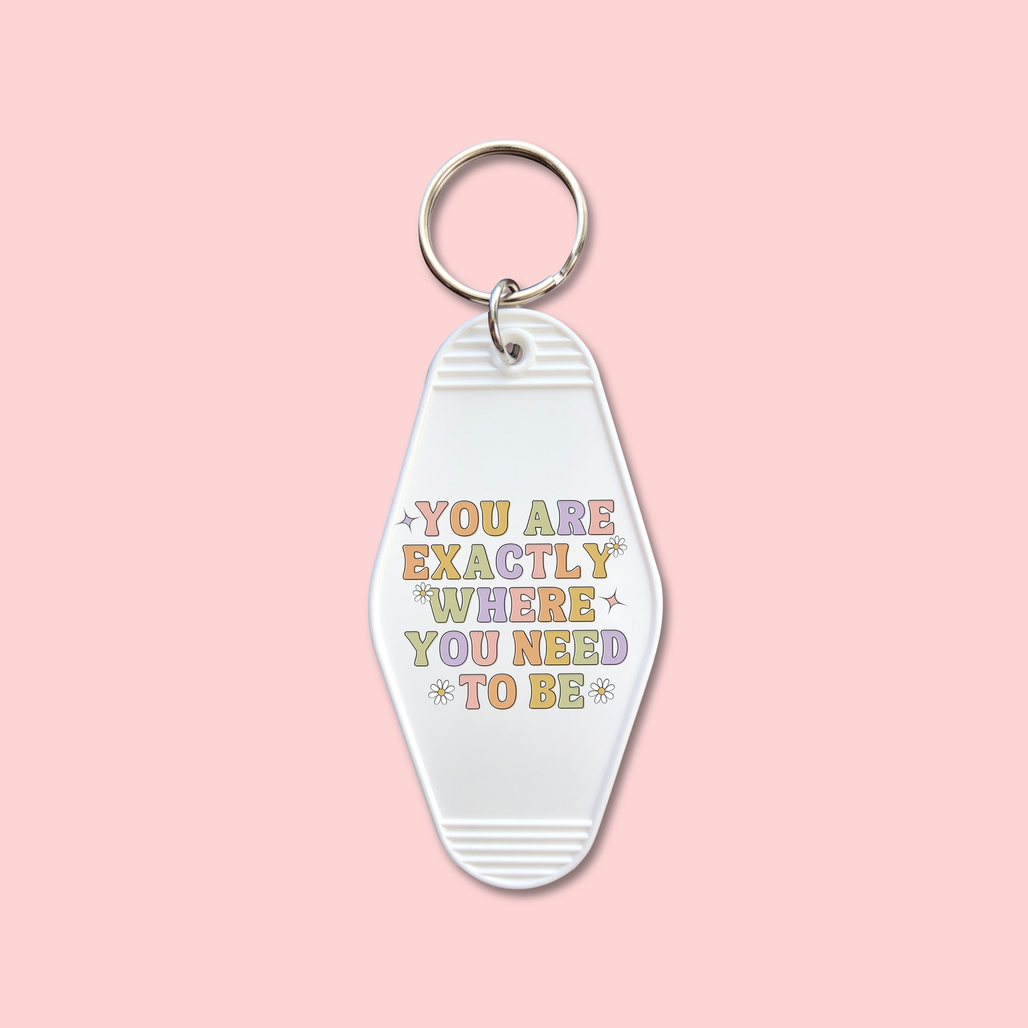 You Are Exactly Where You Need To Be (Set of 5) -  Keychain UV DTF Decal
