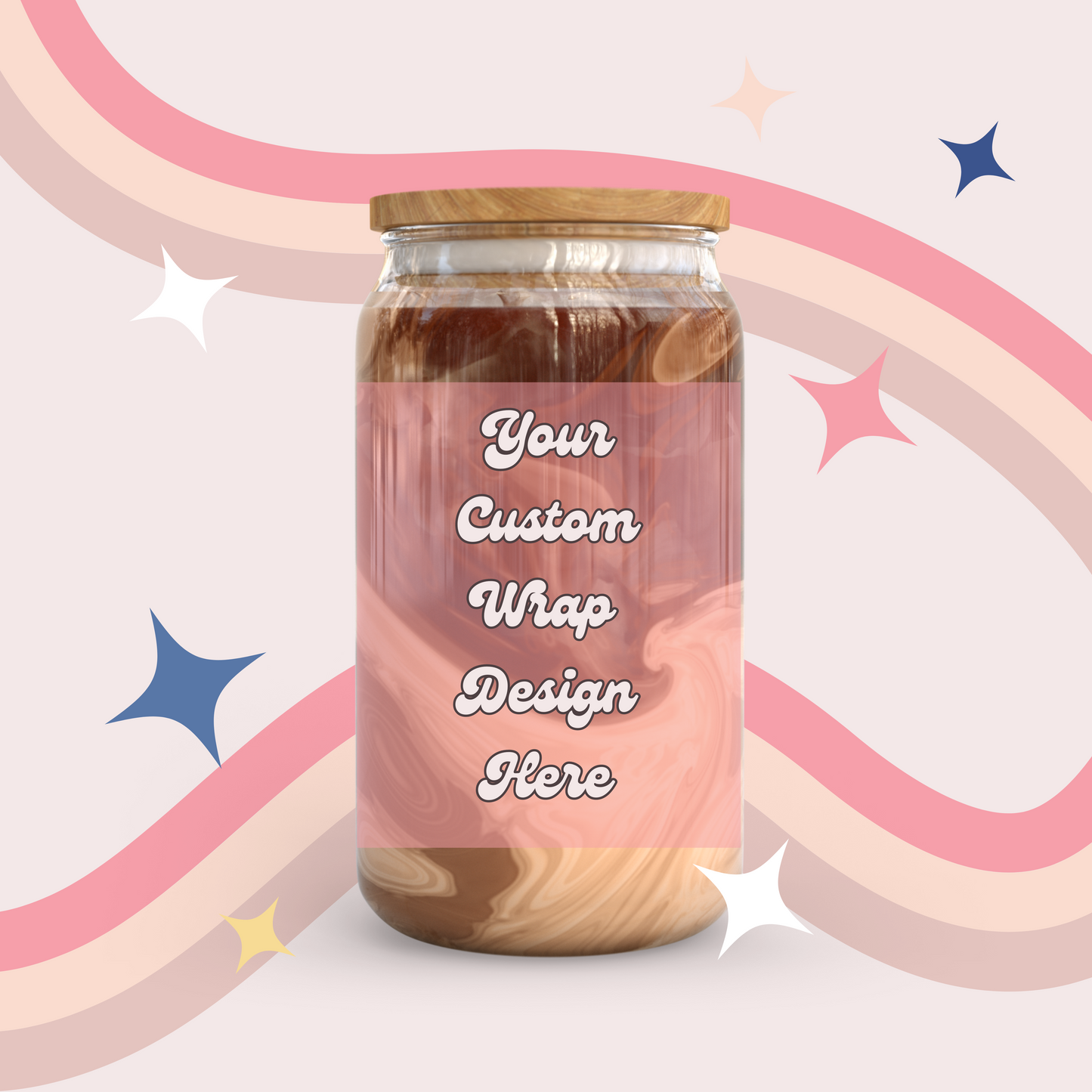 500 pcs Custom Order UV DTF 16 oz Cup Wraps